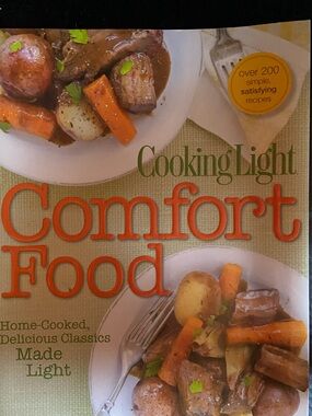 Comfort Food Cooking Light Cookbook Orange green home made delicious meal meals